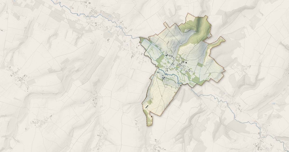 Portrait cartographique de Frohen-sur-Authie : relief, eau, forêts, bâti et voies, calculés à partir des données de l'IGN