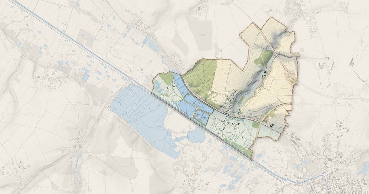Portrait cartographique de Grand-Laviers : relief, eau, forêts, bâti et voies, calculés à partir des données de l'IGN