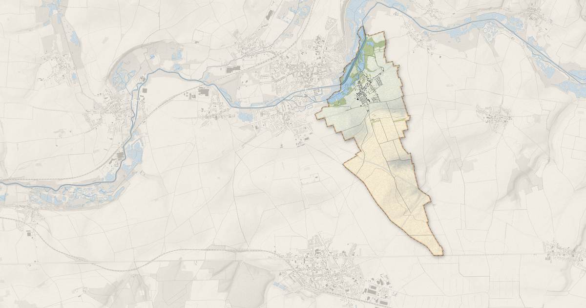 Portrait cartographique de Hamelet : relief, eau, forêts, bâti et voies, calculés à partir des données de l'IGN