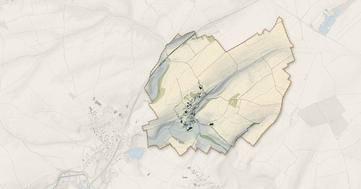 Portrait cartographique de Irles : relief, eau, forêts, bâti et voies, calculés à partir des données de l'IGN