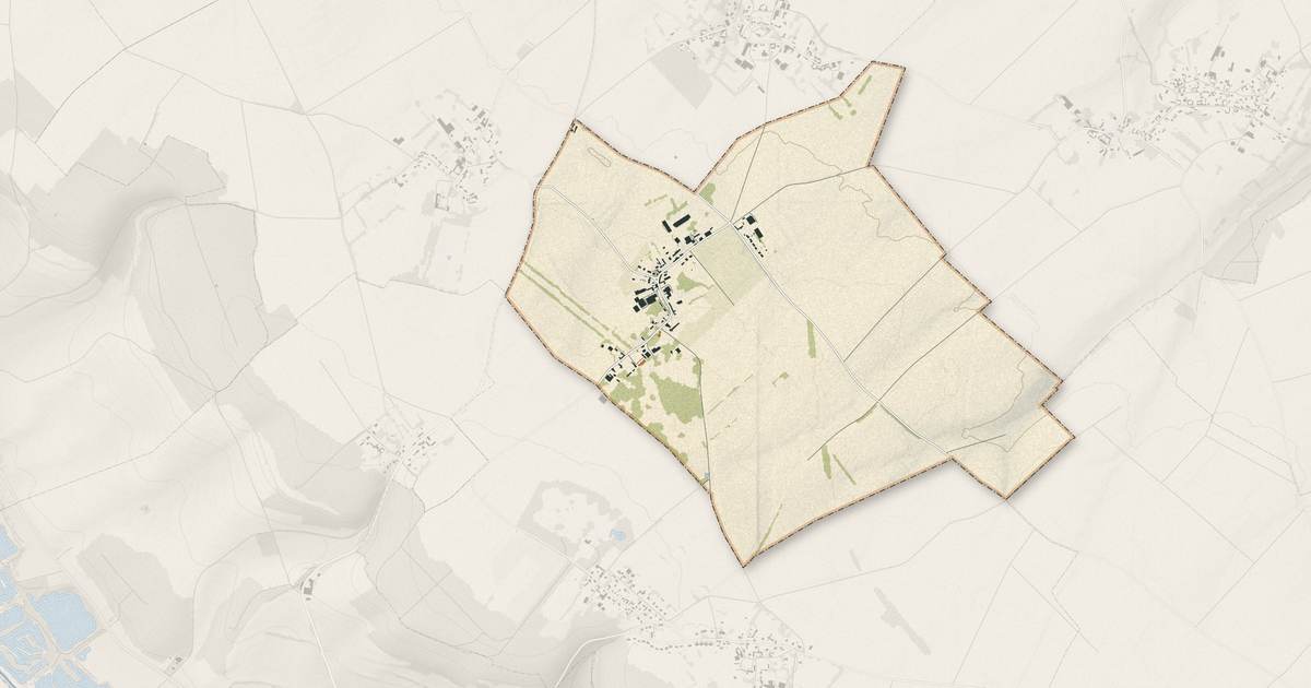 Portrait cartographique de Lignières-en-Vimeu : relief, eau, forêts, bâti et voies, calculés à partir des données de l'IGN