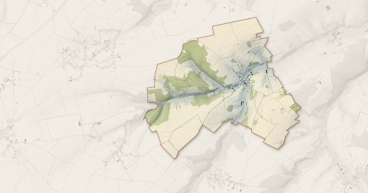 Portrait cartographique de Limeux : relief, eau, forêts, bâti et voies, calculés à partir des données de l'IGN