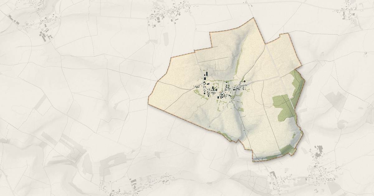Portrait cartographique de Maison-Roland : relief, eau, forêts, bâti et voies, calculés à partir des données de l'IGN