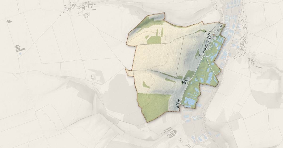 Portrait cartographique de Marestmontiers : relief, eau, forêts, bâti et voies, calculés à partir des données de l'IGN