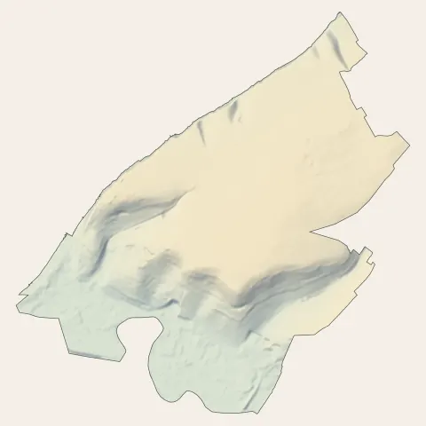 Mers-les-Bains : relief