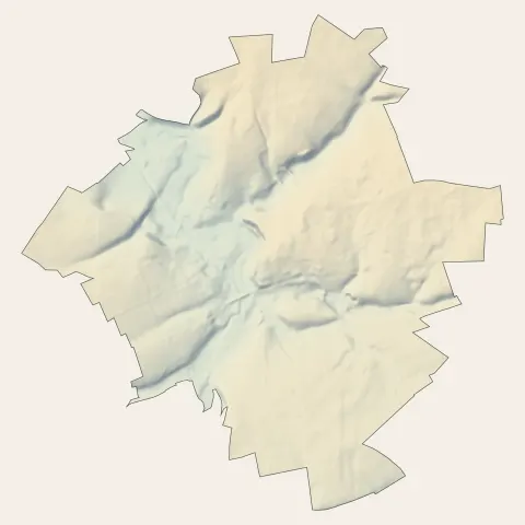 Montdidier : relief