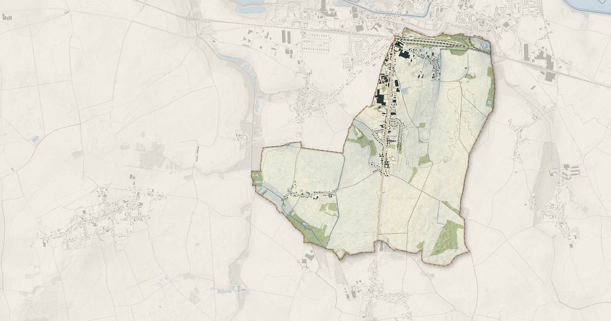 Portrait cartographique de Muille-Villette : relief, eau, forêts, bâti et voies, calculés à partir des données de l'IGN