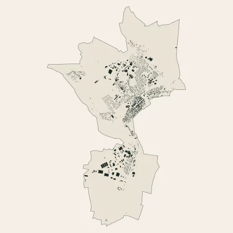 Péronne : bâti
