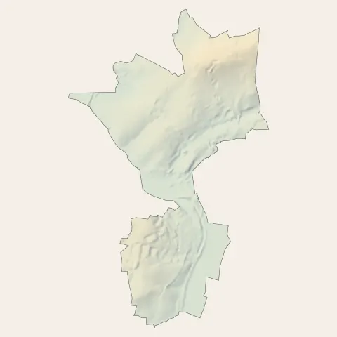 Péronne : relief