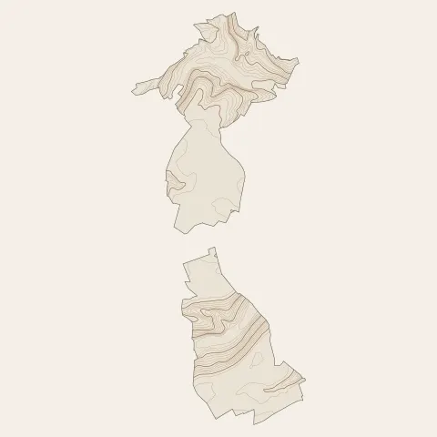 Poix-de-Picardie : courbes de niveau
