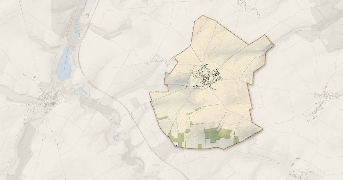 Portrait cartographique de Quiry-le-Sec : relief, eau, forêts, bâti et voies, calculés à partir des données de l'IGN