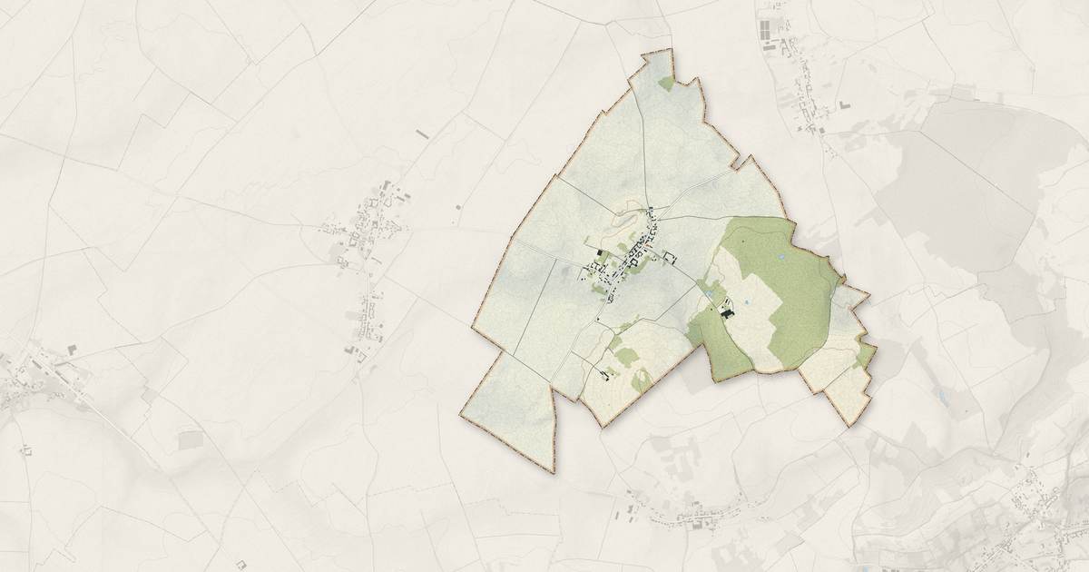 Portrait cartographique de Remaugies : relief, eau, forêts, bâti et voies, calculés à partir des données de l'IGN