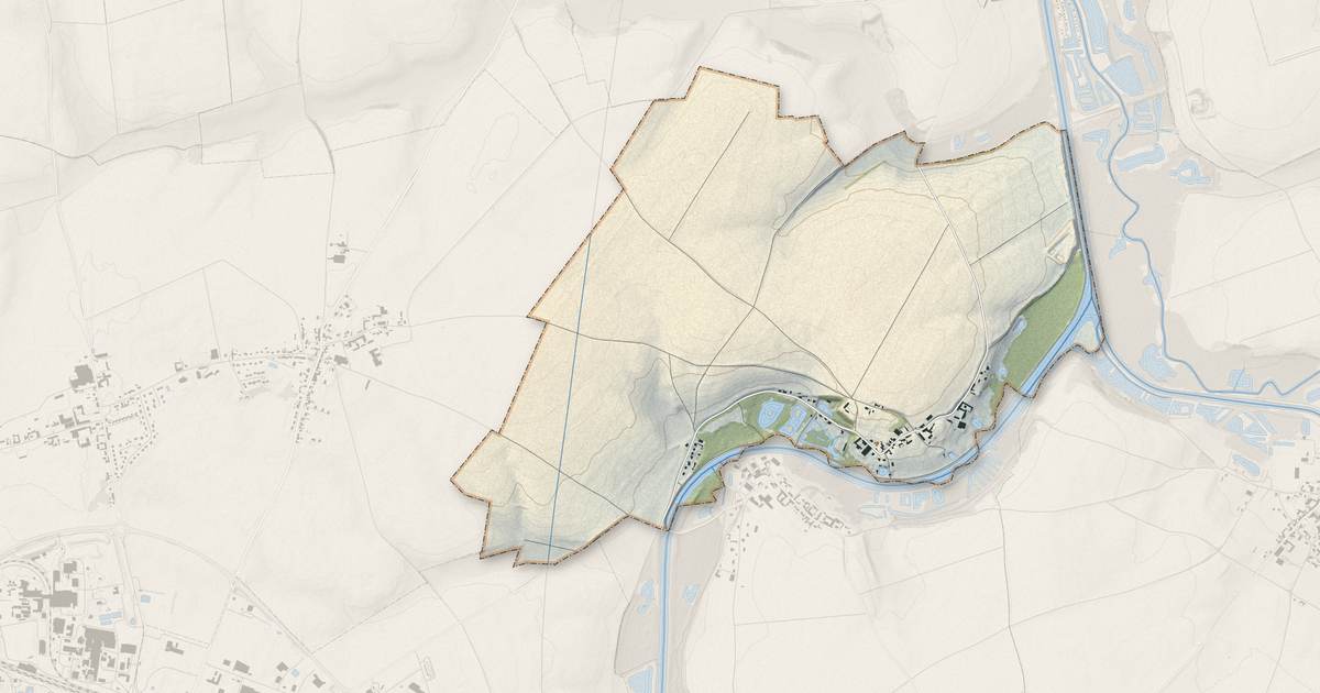 Portrait cartographique de Rouy-le-Grand : relief, eau, forêts, bâti et voies, calculés à partir des données de l'IGN