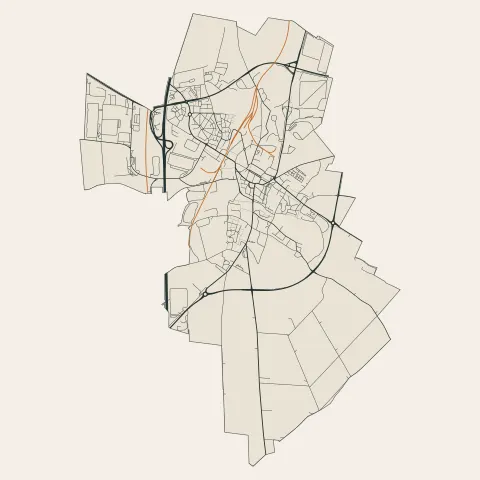 Roye : voies