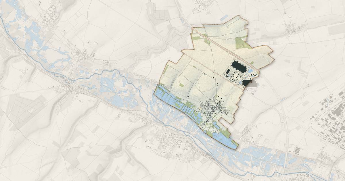 Portrait cartographique de Saint-Sauveur : relief, eau, forêts, bâti et voies, calculés à partir des données de l'IGN