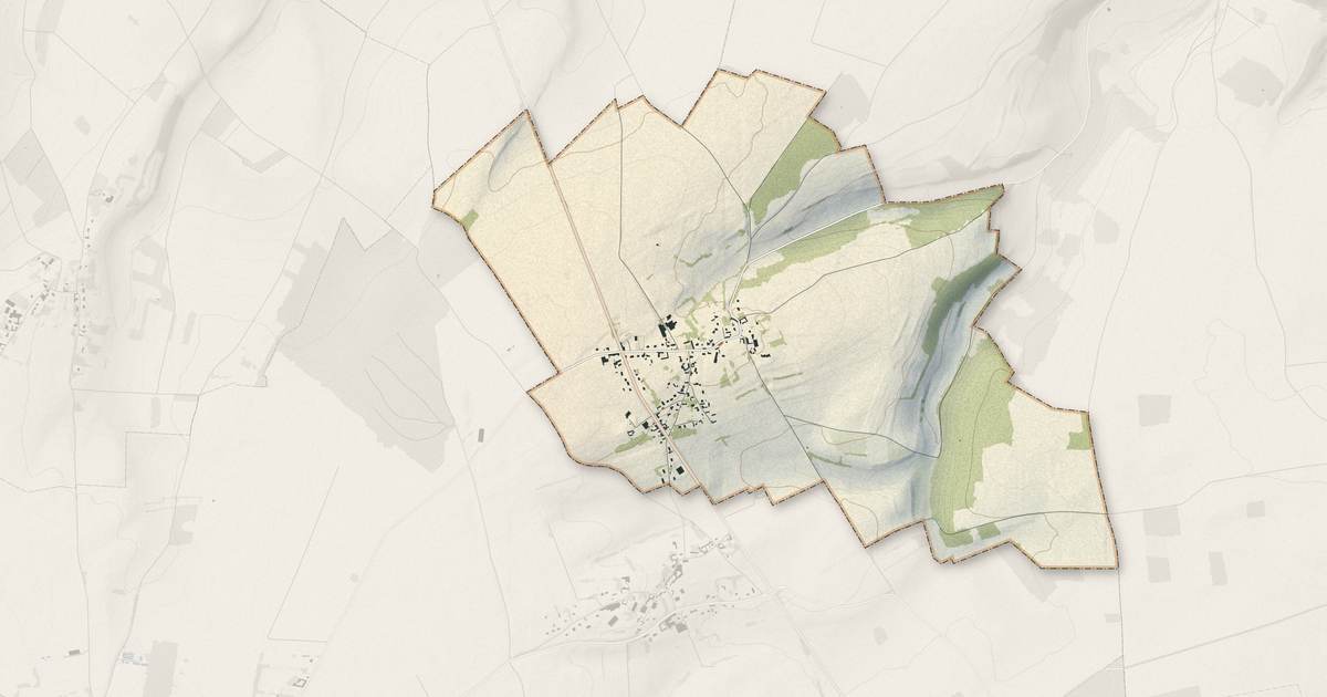 Portrait cartographique de Sorel-en-Vimeu : relief, eau, forêts, bâti et voies, calculés à partir des données de l'IGN