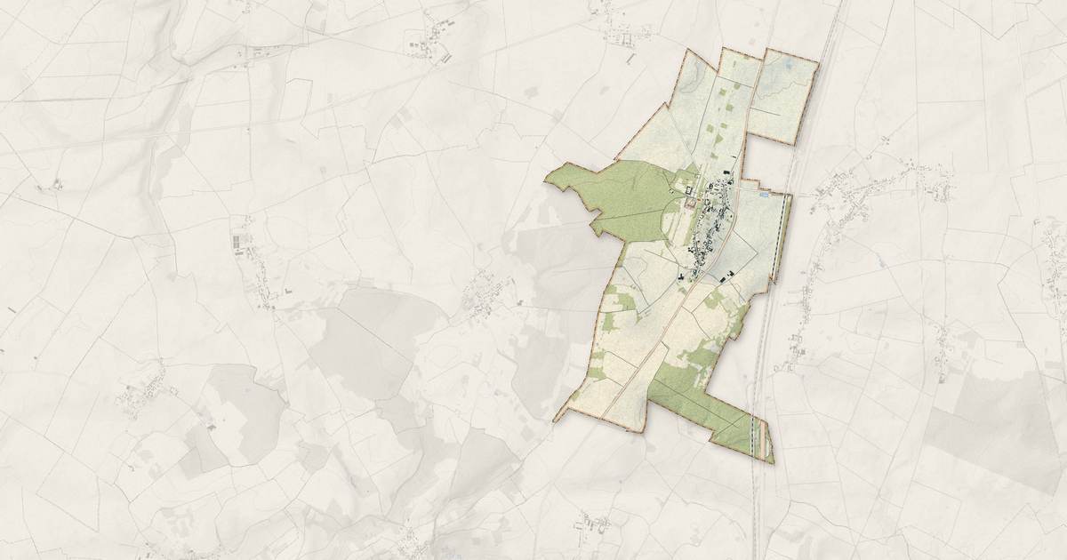 Portrait cartographique de Tilloloy : relief, eau, forêts, bâti et voies, calculés à partir des données de l'IGN