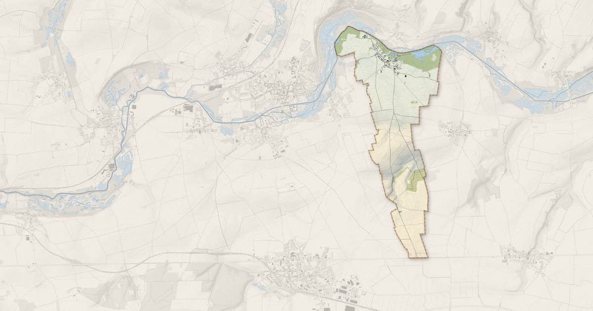 Portrait cartographique de Vaire-sous-Corbie : relief, eau, forêts, bâti et voies, calculés à partir des données de l'IGN