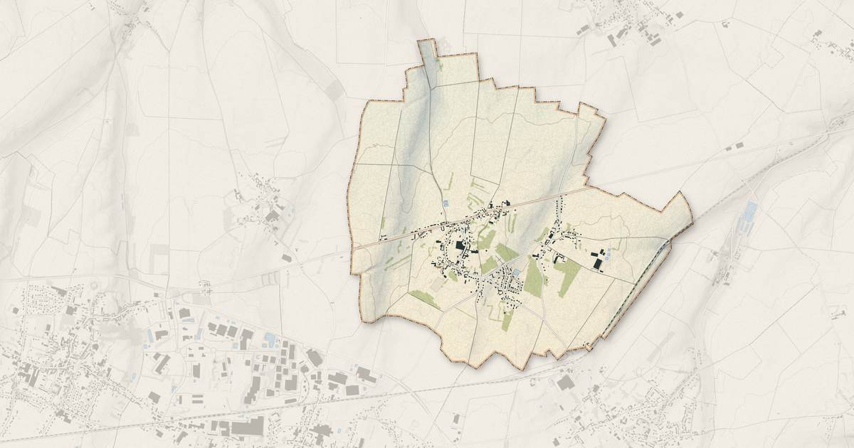 Portrait cartographique de Valines : relief, eau, forêts, bâti et voies, calculés à partir des données de l'IGN