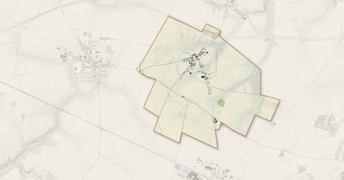 Portrait cartographique de Vauvillers : relief, eau, forêts, bâti et voies, calculés à partir des données de l'IGN