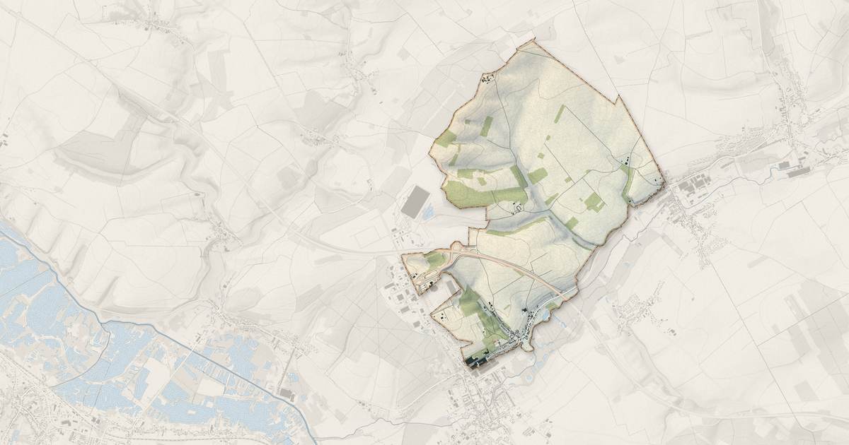 Portrait cartographique de Ville-le-Marclet : relief, eau, forêts, bâti et voies, calculés à partir des données de l'IGN