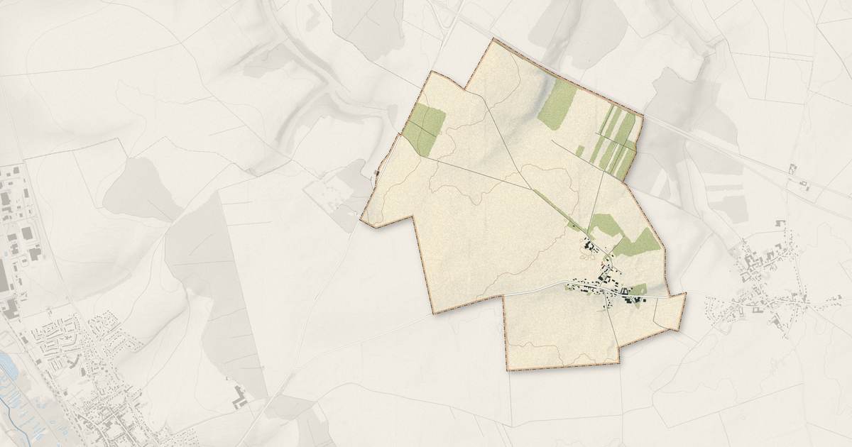 Portrait cartographique de Villers-aux-Érables : relief, eau, forêts, bâti et voies, calculés à partir des données de l'IGN