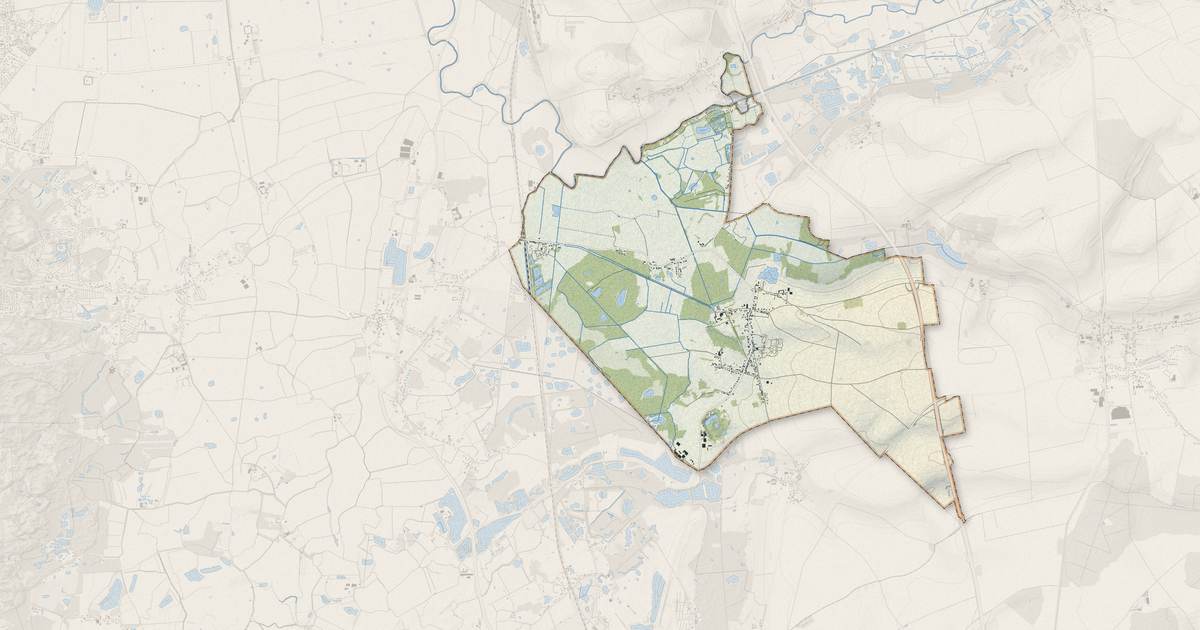 Portrait cartographique de Villers-sur-Authie : relief, eau, forêts, bâti et voies, calculés à partir des données de l'IGN