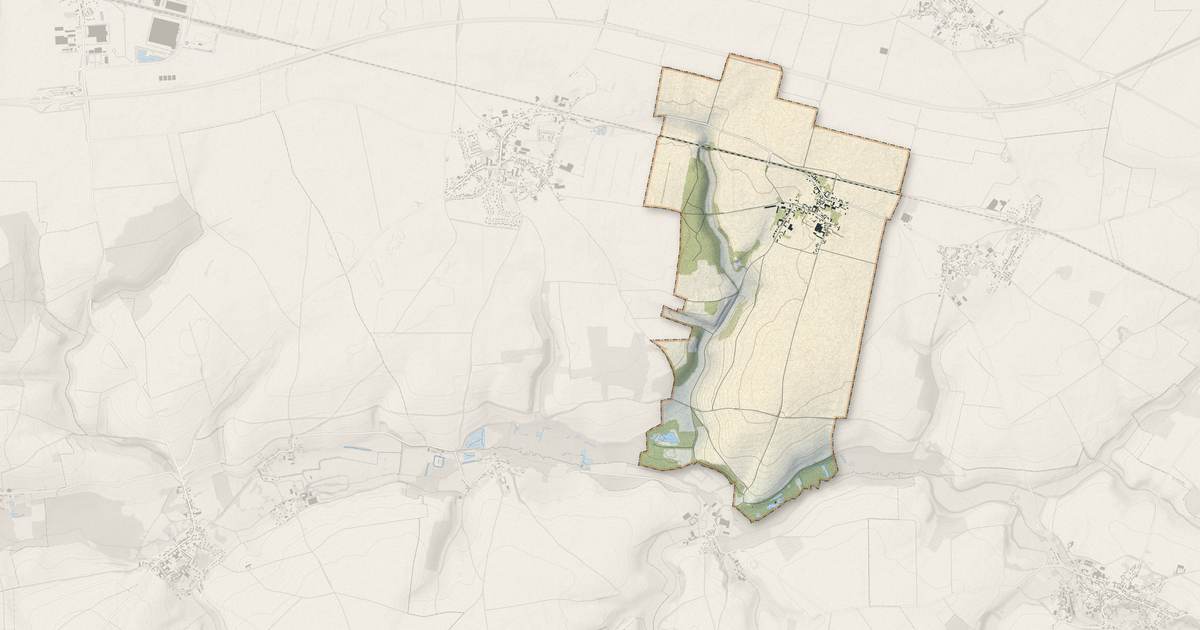 Portrait cartographique de Wiencourt-l'Équipée : relief, eau, forêts, bâti et voies, calculés à partir des données de l'IGN
