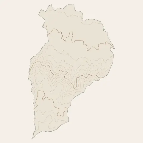 Aiguefonde : courbes de niveau