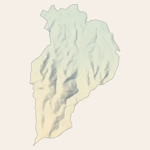 Aiguefonde : relief