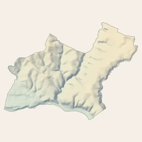 Arthès : relief