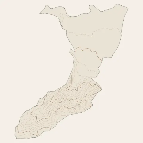 Aussillon : courbes de niveau