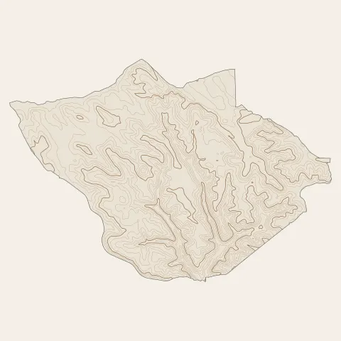 Cagnac-les-Mines : courbes de niveau