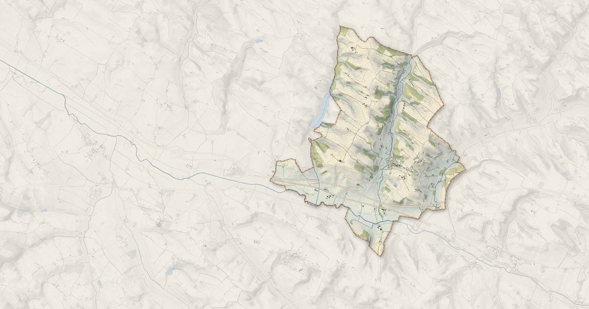 Portrait cartographique de Cambon-lès-Lavaur : relief, eau, forêts, bâti et voies, calculés à partir des données de l'IGN