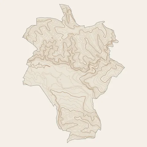 Carmaux : courbes de niveau