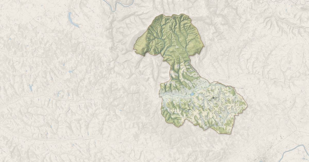 Portrait cartographique de Castelnau-de-Montmiral : relief, eau, forêts, bâti et voies, calculés à partir des données de l'IGN