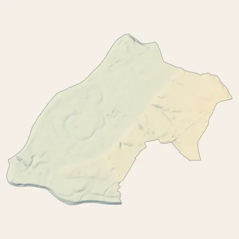 Coufouleux : relief