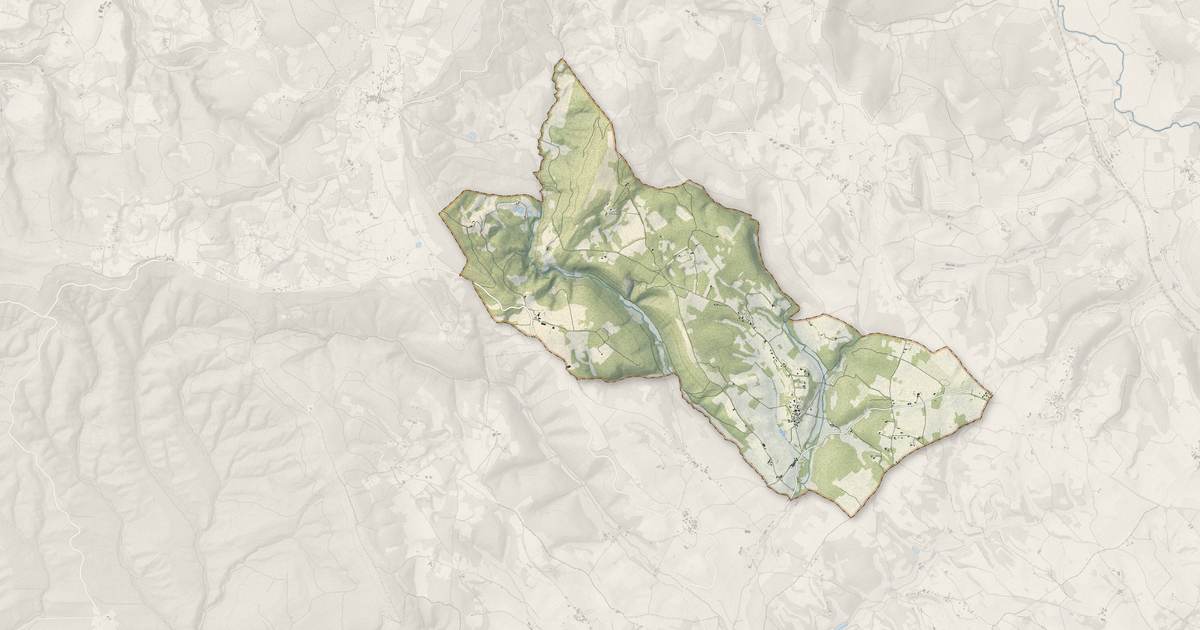 Portrait cartographique de Itzac : relief, eau, forêts, bâti et voies, calculés à partir des données de l'IGN