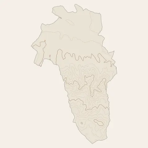 Labruguière : courbes de niveau
