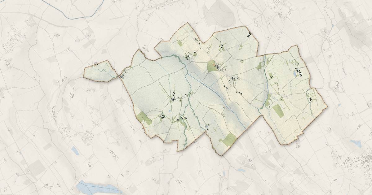 Portrait cartographique de Lagardiolle : relief, eau, forêts, bâti et voies, calculés à partir des données de l'IGN