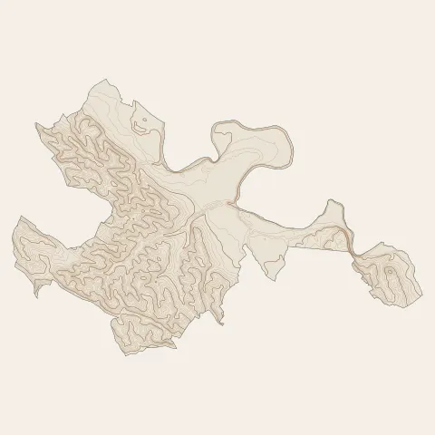 Lavaur : courbes de niveau