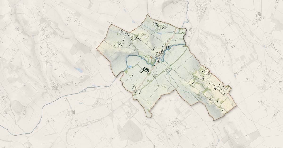Portrait cartographique de Lescout : relief, eau, forêts, bâti et voies, calculés à partir des données de l'IGN