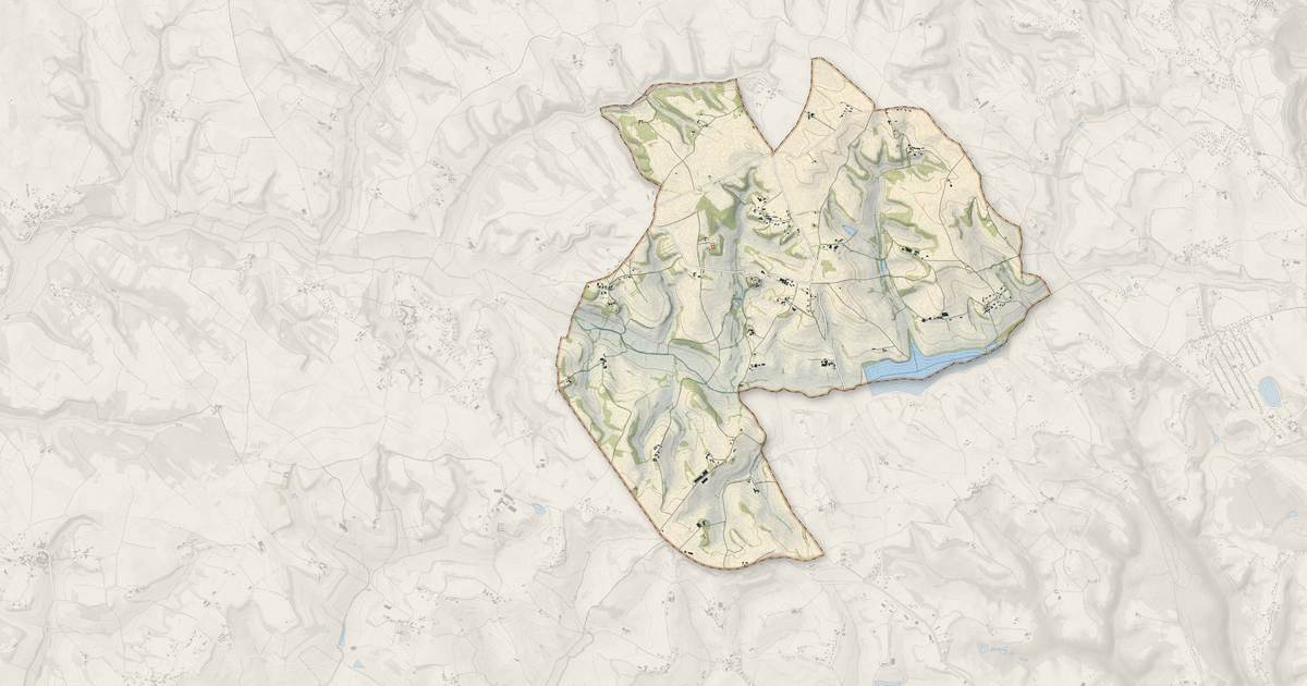 Portrait cartographique de Mailhoc : relief, eau, forêts, bâti et voies, calculés à partir des données de l'IGN