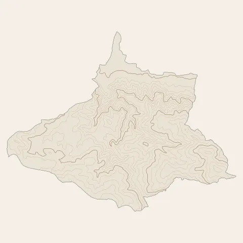 Mazamet : courbes de niveau