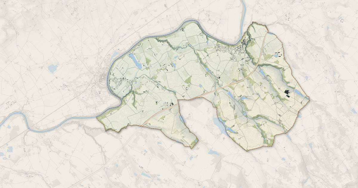 Portrait cartographique de Montans : relief, eau, forêts, bâti et voies, calculés à partir des données de l'IGN