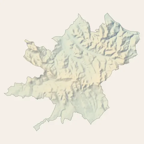 Puylaurens : relief