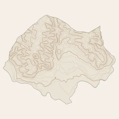 Réalmont : courbes de niveau