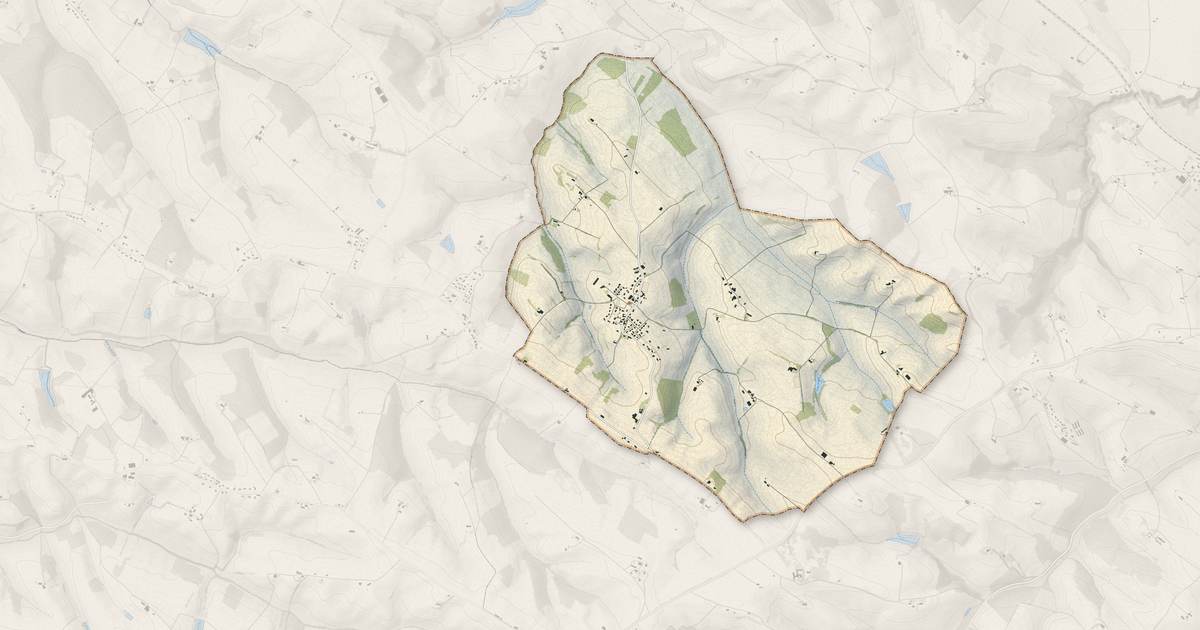 Portrait cartographique de Saint-Agnan : relief, eau, forêts, bâti et voies, calculés à partir des données de l'IGN
