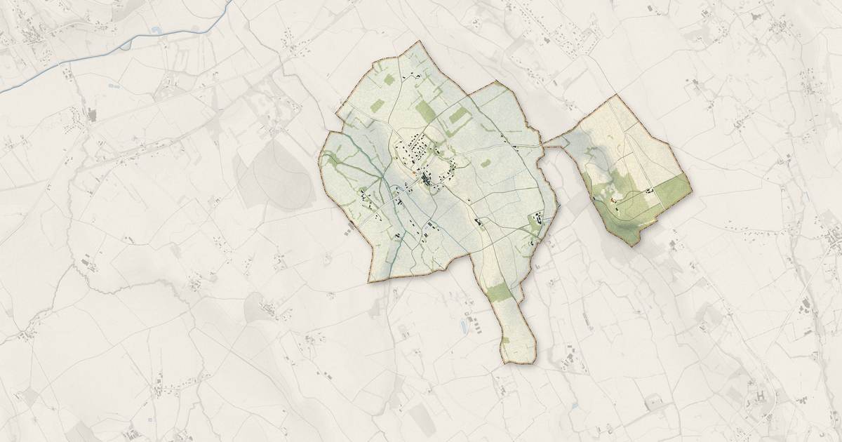 Portrait cartographique de Saint-Avit : relief, eau, forêts, bâti et voies, calculés à partir des données de l'IGN
