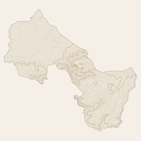 Sorèze : courbes de niveau
